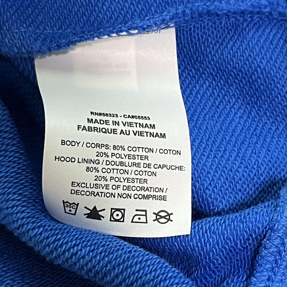 UCLA Bruins Hoodie Mens Medium Blue Full Zip NCAA Football Nike Jordan Jumpman - Picture 10 of 12